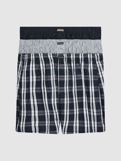 Calvin Klein Underwear HU311477 | Calvin Klein 3 Pack Férfi Boxer Sötétkék / Csíkok